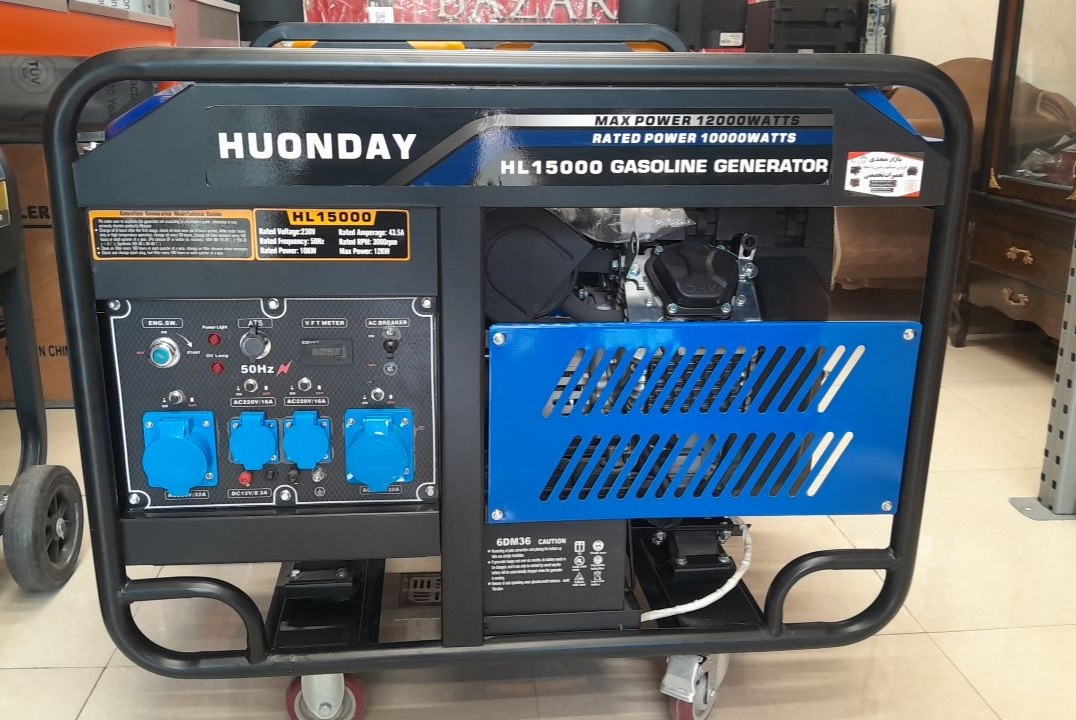 موتور برق هیوندای مدل HL15000 ظرفیت10 کیلووات