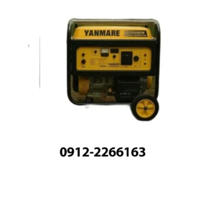 موتور برق 8.5 کیلووات یانمار بنزینی استارتی چرخدار مدل R15500EW