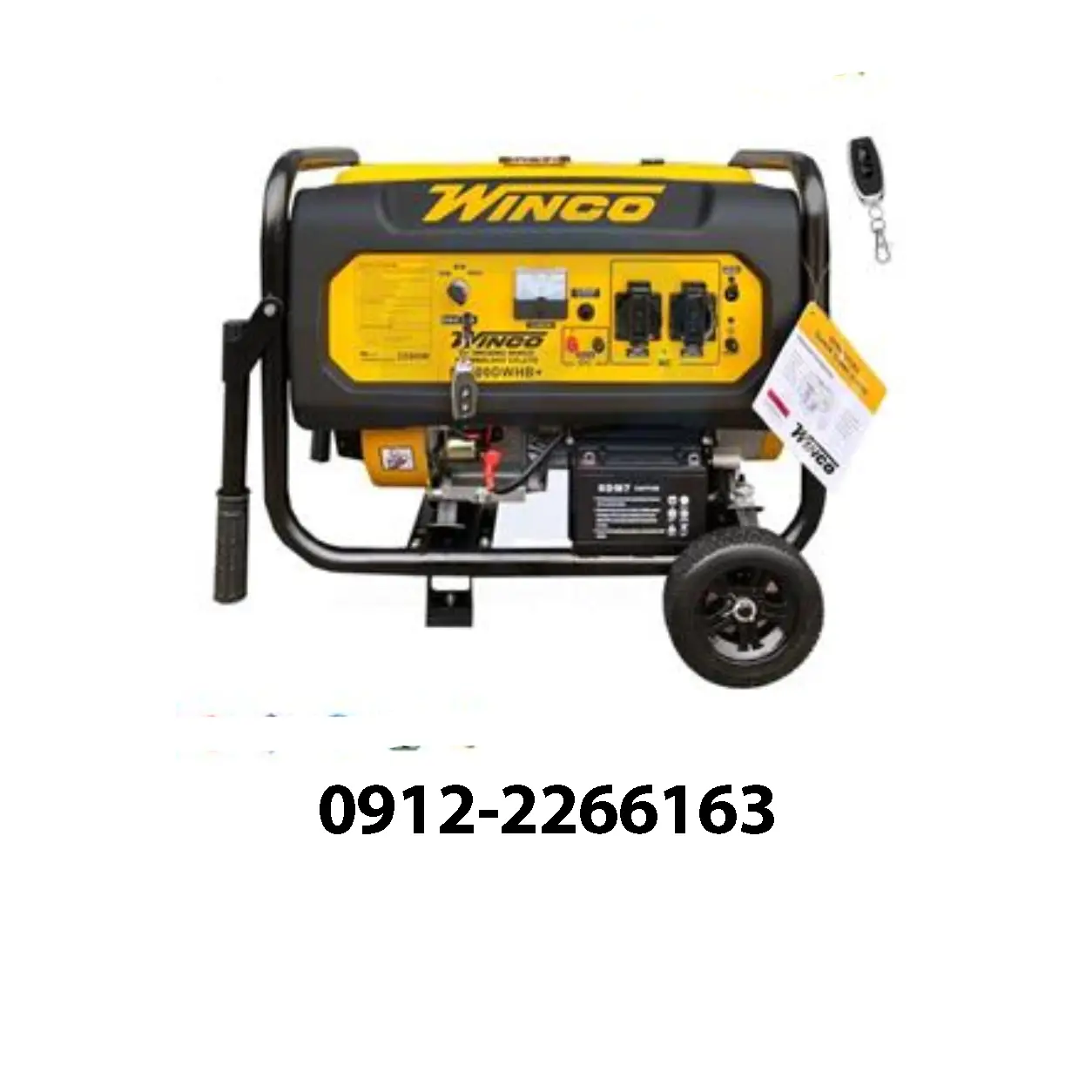 موتور برق بنزینی وینکو مدل R15800DWHB ظرفیت ۱۱ کیلووات تک فاز ریموت استارت
