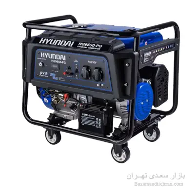 موتور برق 6.5 کیلووات بنزینی هیوندای
