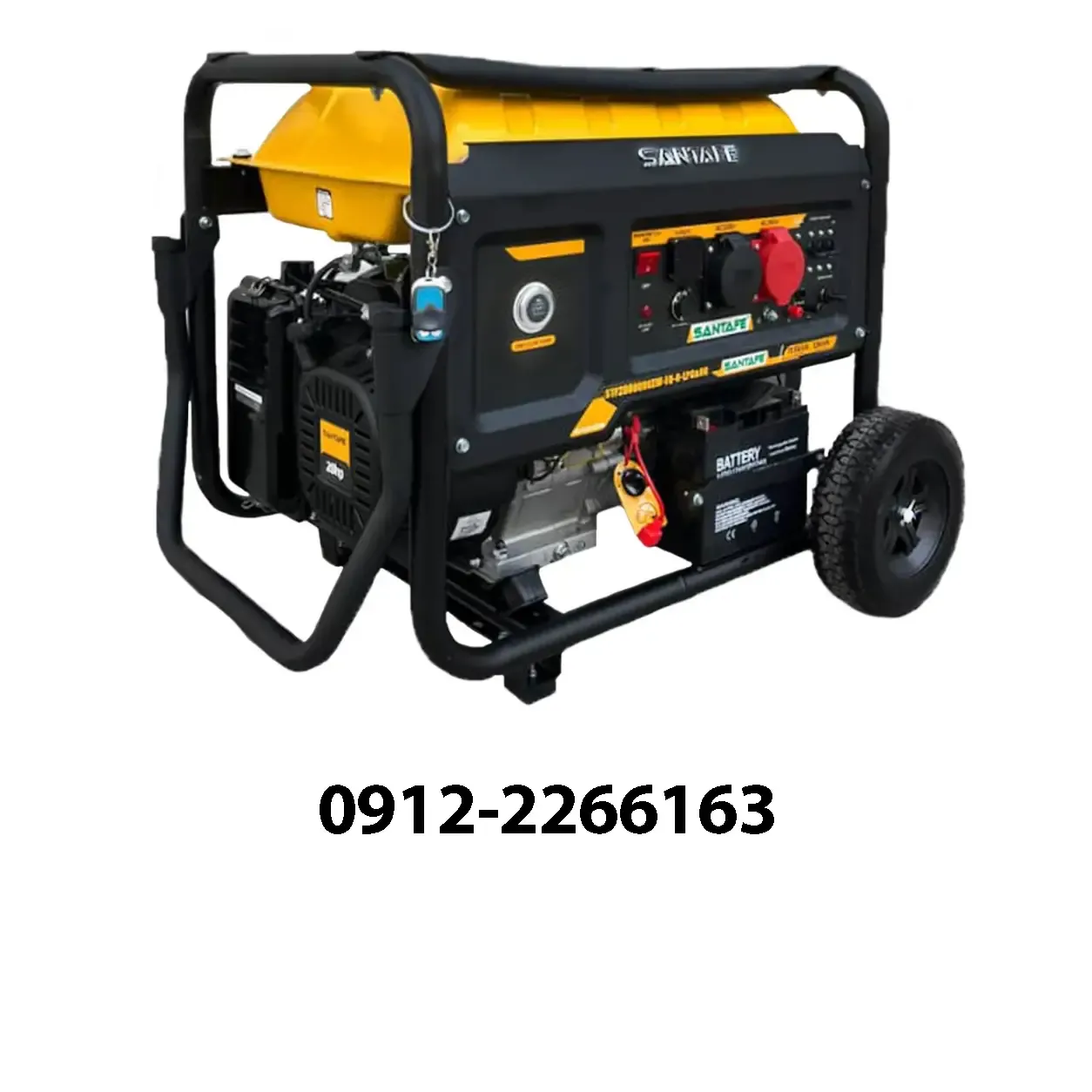 موتور برق سه گانه سانتافه ۱۲ کاوا مدل مدلSTF-29900-LPG,NG تکفاز و سه فاز